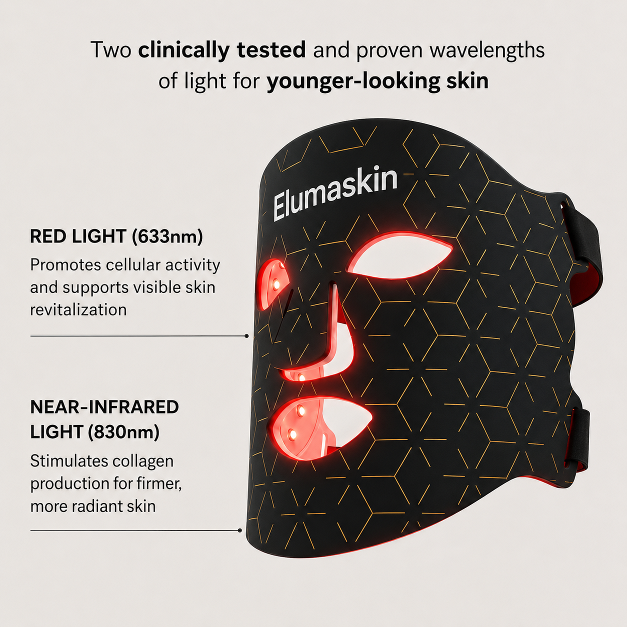 Red Light Therapy Mask | Anti-Aging LED Facial Care